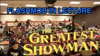 "UNIVERSITY BLOWS" – "The Greatest Showman" FLASHMOB IN LECTURES