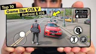 Top 10 New Open World Games Like GTA 5 & GTA 6 on iOS/Android 2024! High Graphics Role Playing Games