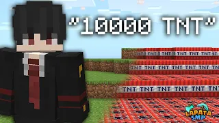 I Placed 10,000 TNT to Kill @NizGamer in Lapata Smp