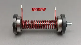 Get 240V Electricity Energy From Magnetic Gear Use 5 Amper Transformer
