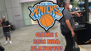 NEW YORK KNICKS PRE GAME 1 NYC PLAYOFF VIBES-MSG ROCKING~2021 NBA PLAYOFFS!!!