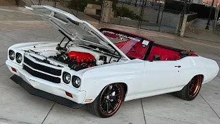 FOR SALE 1970 LS7 restomod convertible Chevelle. Call 9168567931 or victorylapclassics.net