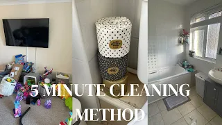 5 MINUTE CLEANING METHOD ⏱️ | CLEANING MOTIVATION
