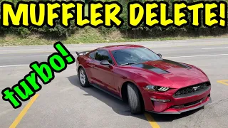 2019 Ford Mustang ECOBOOST w/ MUFFLER DELETE!