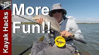 Alvey Reel Kayak Fishing - Using the Drag System... or Not