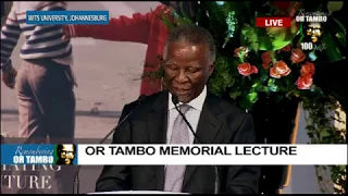 Thabo Mbeki delivers the OR Tambo memorial lecture