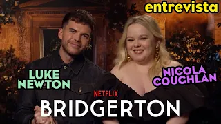 Nicola Coughlan y Luke Newton de BRIDGERTON nos cuentan sobre la TEMPORADA 3