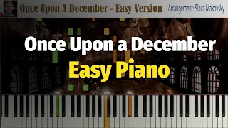 Once Upon a December (Anastasia) - Easy Version - Piano Cover (Synthesia)