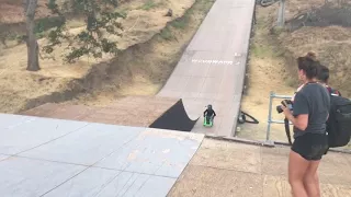 Aaron Fotheringham mega ramp at Woodward west