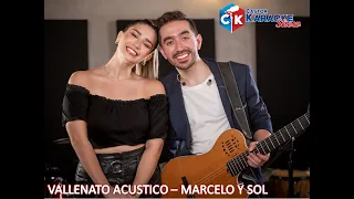 karaoke mix vallenatos acustico marcelo y sol