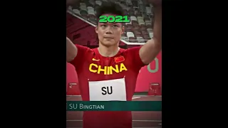 Su Bingtian insane progress #viral #fast #insane #blowup #usainbolt #shorts