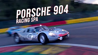 Onboard: Porsche 904/6 Racing Giants at Spa - HQ flat 6 sound