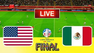 USA vs MEXICO - Copa America 2024 Final | Full Match All Goals | Live Football Match