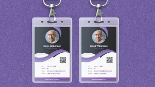 How to Make Corporate Id Card Design | Adobe Photoshop Tutorial