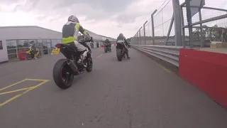 KTM 1290 Superduke R track day at Donnington Park