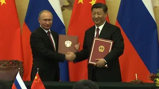Presidente chinês concede 'medalha da amizade' a Putin