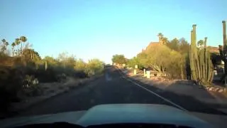 Samsung Dualview TL210 Video Sample - Driving in Paradise Valley