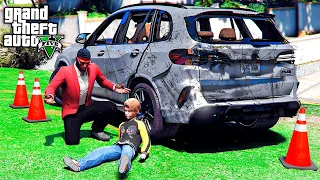 СБИЛ ШКОЛЬНИКА НА BMW X5 ! РЕШАЮ ВОПРОСЫ С МАФИЕЙ - РЕАЛЬНАЯ ЖИЗНЬ В GTA 5 ⚡ГАРВИН