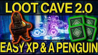 Destiny 2: LOOT CAVE 2.0, FAST XP & PENGUIN LOCATION! | Cosmodrome Prime Engram Farm (Beyond Light)