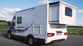 Adria Compact, the first small motorhome with a slide out