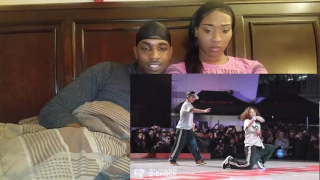 LES TWINS VS.RUSH BALL G-SHOCK REAL THOUGHNESS JAPAN 2012[ COUPLES REACTION