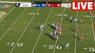 NFL LIVE🔴 Los Angeles Rams vs San Francisco 49ers | Week 4 NFL Full Game 3rd October 2022 Madden 23