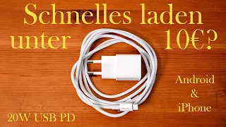 Schnellladegerät von aLLreLi im Test | 20W USB-PD Netzteil mit PPS