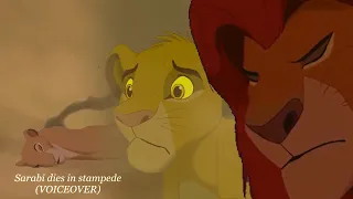 Sarabi dies in the stampede - Bambi (VOICEOVER)