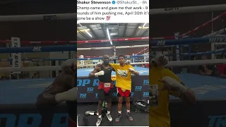 Shakur Stevenson Admits Terence Crawford getting the best of him in Sparring‼️