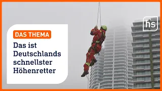 Höhenrettung: So trainieren die Spezialkräfte der Frankfurter Feuerwehr I hessenschau DAS THEMA