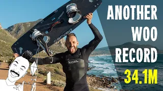 NEW WOO RECORD 34.1M | Big Air Kitesurfing | Get High With Mike | It's official now!