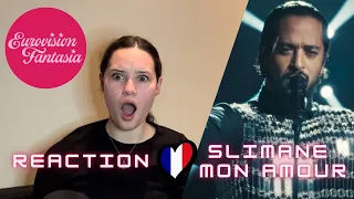 REACTING TO FRANCE 2024 EUROVISION ENTRY🇫🇷: Mon Amour - Slimane