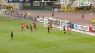 AEK Athens FC 0-2 CSKA Moscow Wertbloom Goal Champions League Qualification 25.07.2017