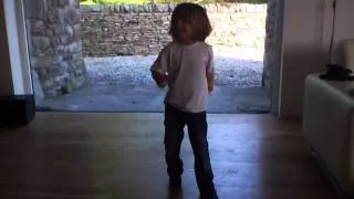 4 year old does freestyle tap dancing