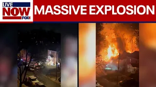 House explosion Arlington, VA: suspect fired flare gun, causing massive blast | LiveNOW from FOX