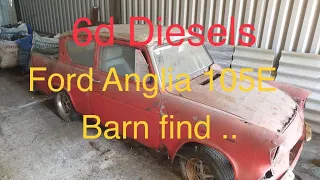 Ford Anglia 105E sat for 20 years barn find will it start? It’s a long one! my did she fight us