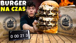 Jem PODWÓJNEGO HARDKOROWEGO BURNEIKA BURGER NA CZAS! (Potwór robi wrażenie)