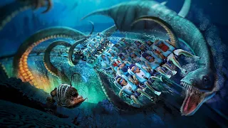KRAKEN unleashed extreme Roller Coaster VR 180 3D | VR onride POV SeaWorld Orlando Oculus Go Quest