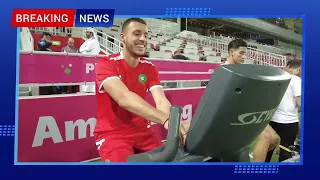المنتخب الوطني المغربي يجري ثاني حصة تدريبية بقطر