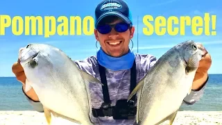 The SECRET to Catching More Pompano Surf Fishing!!!