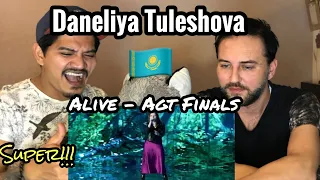 Singer Reacts| Daneliya Tuleshova - Alive | AGT FINALS