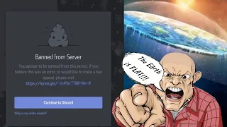 Trolling in Flat Earther's Discord servers