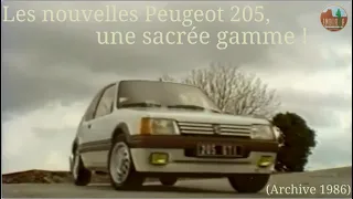 Les 205 exclusives : une archive "formation Peugeot" de la nouvelle gamme de 1986