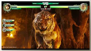 Mowgli vs Shere Khan with Healthbars