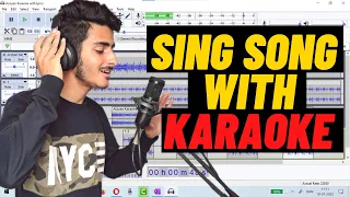 How to Sing with Karaoke in Audacity | Full Editing with Karaoke | Hindi/Urdu