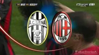 Super Pippo Inzaghi - 300th goal ! | Siena - Milan : Serie A Day 28