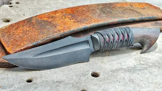 Knife Making - Making a Black Bowie Knife