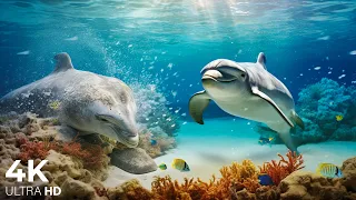 The Ocean 4K - Sea Animals for Relaxation, Beautiful Coral Reef Fish in Aquarium - 4K Video Ultra HD