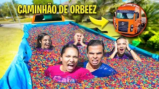 WE TURNED THE TRUCK INTO A GIANT ORBEEZ POOL! - VERY EPIC!