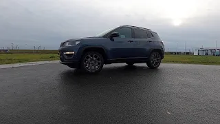 Jeep Compass X4E Plug-in Hybrid PHEV doing 0-100 km/h flatout